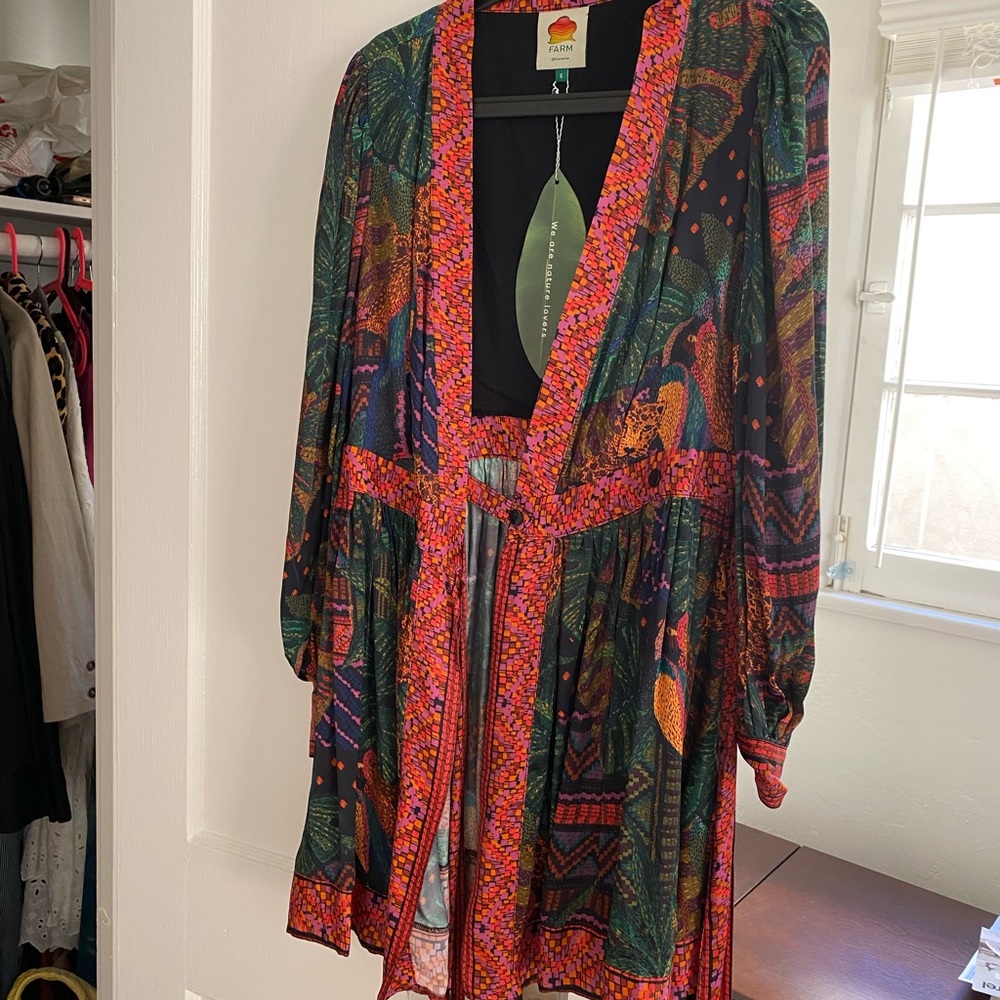 Farm Rio Mini Wrap Dress